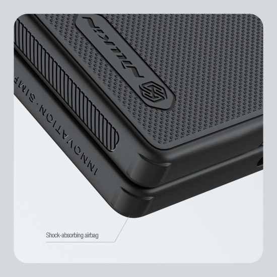 Husa Nillkin Super Frosted FOLD pentru Samsung Galaxy Z Fold 6, Neagra (Bakr, 57983121795) by www.silkase.ro
