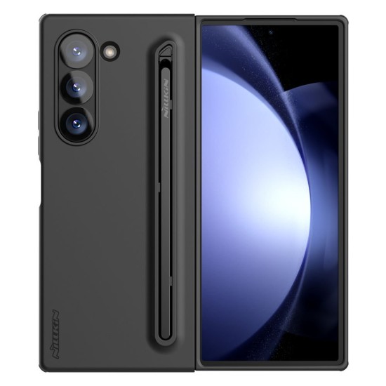 Husa Nillkin Flex Pure Fold (cu suport S Pen) pentru Samsung Galaxy Z Fold 6, Neagra (Bakr, 57983121774) by www.silkase.ro