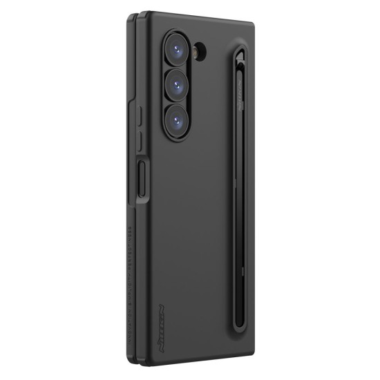 Husa Nillkin Flex Pure Fold (cu suport S Pen) pentru Samsung Galaxy Z Fold 6, Neagra (Bakr, 57983121774) by www.silkase.ro