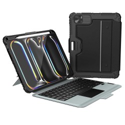 Husa cu Tastatură Nillkin Bumper Combo (Iluminată) pentru iPad Pro 11 (2024), Neagra
