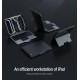 Husa cu Tastatură Nillkin Bumper Combo (Iluminată) pentru iPad Pro 11 (2024), Neagra (Bakr, 57983122917) by www.silkase.ro
