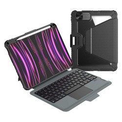 Husa cu Tastatură Nillkin Bumper Link (Iluminată) pentru iPad Pro 11 (2024), Neagra