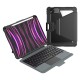 Husa cu Tastatură Nillkin Bumper Link (Iluminată) pentru iPad Pro 11 (2024), Neagra (Bakr, 57983122915) by www.silkase.ro