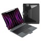 Husa cu Tastatură Nillkin Bumper Link (Iluminată) pentru iPad Pro 13 (2024), Neagra (Bakr, 57983122800) by www.silkase.ro