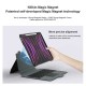 Husa cu Tastatură Nillkin Bumper Link (Iluminată) pentru iPad Pro 13 (2024), Neagra (Bakr, 57983122800) by www.silkase.ro