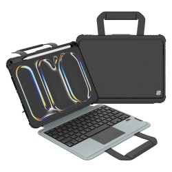 Husa cu Tastatură Nillkin Bumper GO (Iluminată) pentru iPad Pro 11 (2024), Neagra