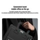 Husa cu Tastatură Nillkin Bumper GO (Iluminată) pentru iPad Pro 11 (2024), Neagra (Bakr, 57983122916) by www.silkase.ro