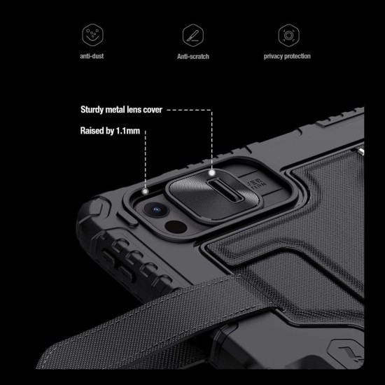 Husa cu Tastatură Nillkin Bumper GO (Iluminată) pentru iPad Pro 11 (2024), Neagra (Bakr, 57983122916) by www.silkase.ro