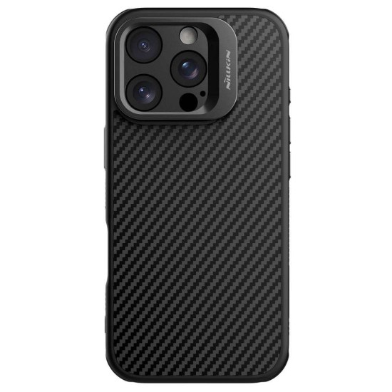 Husa Nillkin CarboProp Aramidă Magnetică (MagSafe) pentru iPhone 16 Pro, Neagra (Bakr, 57983122128) by www.silkase.ro