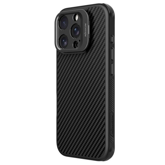 Husa Nillkin CarboProp Aramidă Magnetică (MagSafe) pentru iPhone 16 Pro, Neagra (Bakr, 57983122128) by www.silkase.ro