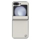 Husa Nillkin CamShield Flip pentru Samsung Galaxy Z Flip 6 / 7 FE, Alba (Bakr, 57983127429) by www.silkase.ro