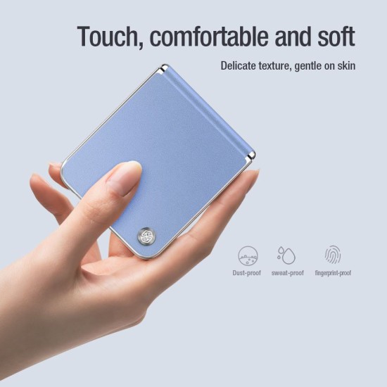 Husa Nillkin CamShield Flip pentru Samsung Galaxy Z Flip 6 / 7 FE, Alba (Bakr, 57983127429) by www.silkase.ro