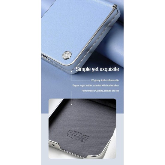 Husa Nillkin CamShield Flip pentru Samsung Galaxy Z Flip 6 / 7 FE, Mov Husa Nillkin CamShield Flip pentru Samsung Galaxy Z Flip 6 / 7 FE, Mov (Bakr, 57983122470) by www.silkase.ro