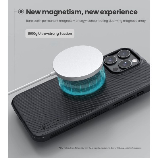 Husă Nillkin Super Frosted PRO Magnetic pentru Apple iPhone 16 Pro, Black Husă Nillkin Super Frosted PRO Magnetic pentru Apple iPhone 16 Pro, Black (Bakr, 57983122124) by www.silkase.ro