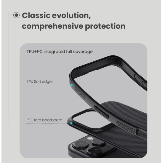 Husă Nillkin Super Frosted PRO Magnetic pentru Apple iPhone 16 Pro, Black Husă Nillkin Super Frosted PRO Magnetic pentru Apple iPhone 16 Pro, Black (Bakr, 57983122124) by www.silkase.ro