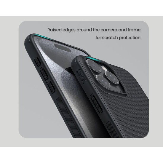 Husă Nillkin Super Frosted PRO Magnetic pentru Apple iPhone 16 Pro, Black Husă Nillkin Super Frosted PRO Magnetic pentru Apple iPhone 16 Pro, Black (Bakr, 57983122124) by www.silkase.ro