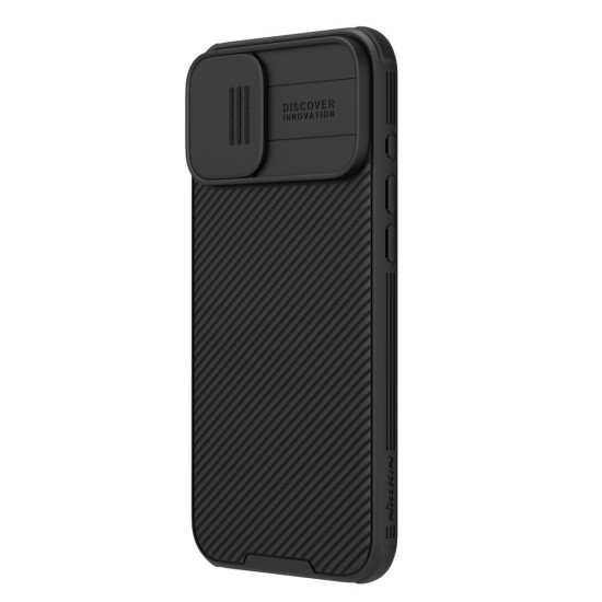 Husa Nillkin CamShield PRO pentru iPhone 16, Neagra Husa Nillkin CamShield PRO pentru iPhone 16, Neagra (Bakr, 57983122085) by www.silkase.ro