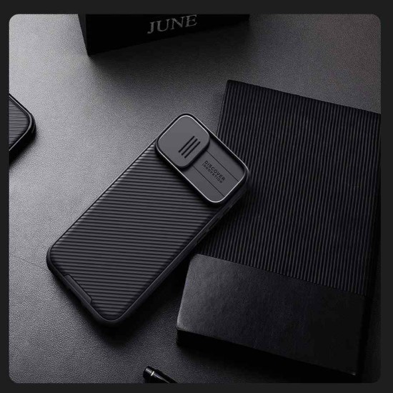 Husa Nillkin CamShield PRO pentru iPhone 16, Neagra Husa Nillkin CamShield PRO pentru iPhone 16, Neagra (Bakr, 57983122085) by www.silkase.ro