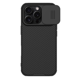 Husa Nillkin CamShield PRO pentru iPhone 16 Pro, Neagra