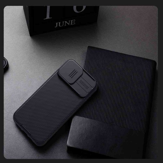 Husa Nillkin CamShield PRO pentru iPhone 16 Pro Max, Neagra Husa Nillkin CamShield PRO pentru iPhone 16 Pro Max, Neagra (Bakr, 57983122095) by www.silkase.ro