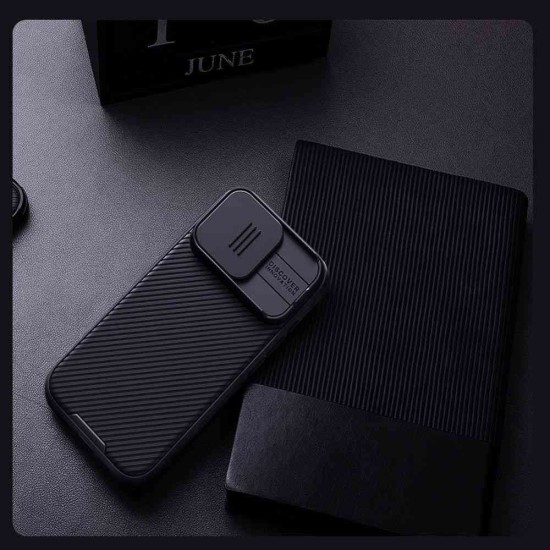 Husa Nillkin CamShield PRO Magnetică (MagSafe) pentru iPhone 16 Pro, Neagra Husa Nillkin CamShield PRO Magnetică (MagSafe) pentru iPhone 16 Pro, Neagra (Bakr, 57983122103) by www.silkase.ro