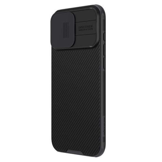Husa Nillkin CamShield PRO Magnetic pentru Apple iPhone 16 Pro Max, Black (Bakr, 57983122105) by www.silkase.ro