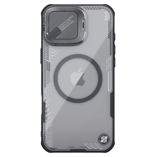 Husa Nillkin Iceblade Prop Magnetică (MagSafe) pentru Apple iPhone 16, Neagra Husa Nillkin Iceblade Prop Magnetică (MagSafe) pentru Apple iPhone 16, Neagra (Bakr, 57983122082) by www.silkase.ro