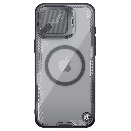 Husa Nillkin Iceblade Prop Magnetică (MagSafe) pentru Apple iPhone 16 Pro, Neagra (Bakr, 57983122083) by www.silkase.ro
