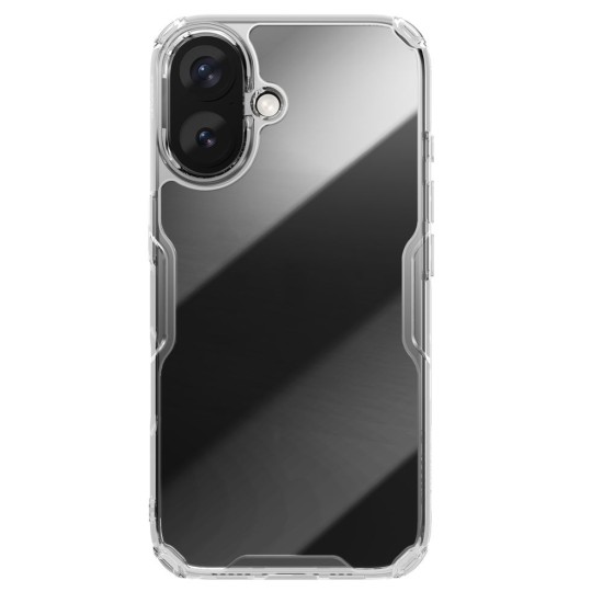 Husa Nillkin Nature TPU PRO pentru Apple iPhone 16, Transparentă (Bakr, 57983122070) by www.silkase.ro