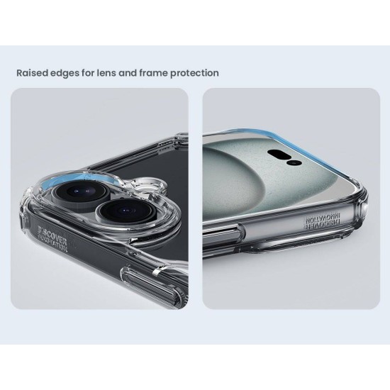 Husa Nillkin Nature TPU PRO pentru Apple iPhone 16, Transparentă (Bakr, 57983122070) by www.silkase.ro