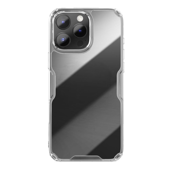 Husa Nillkin Nature TPU PRO pentru Apple iPhone 16 Pro, Transparentă (Bakr, 57983122072) by www.silkase.ro