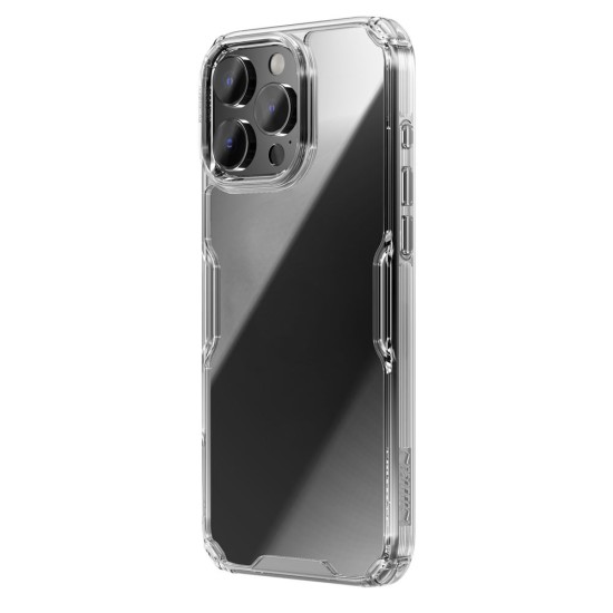 Husa Nillkin Nature TPU PRO pentru Apple iPhone 16 Pro, Transparentă (Bakr, 57983122072) by www.silkase.ro