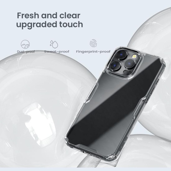 Husa Nillkin Nature TPU PRO pentru Apple iPhone 16 Pro, Transparentă (Bakr, 57983122072) by www.silkase.ro