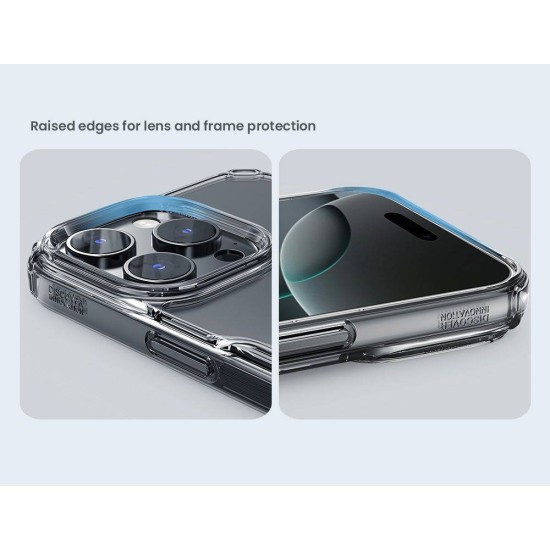 Husa Nillkin Nature TPU PRO pentru Apple iPhone 16 Pro, Transparentă (Bakr, 57983122072) by www.silkase.ro
