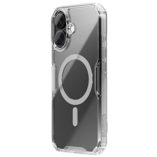 Husa Nillkin Nature TPU PRO Magnetică (MagSafe) pentru Apple iPhone 16, Transparentă (Bakr, 57983122078) by www.silkase.ro