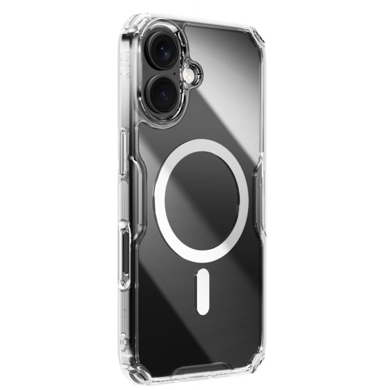 Husa Nillkin Nature TPU PRO Magnetică (MagSafe) pentru Apple iPhone 16, Transparentă (Bakr, 57983122078) by www.silkase.ro
