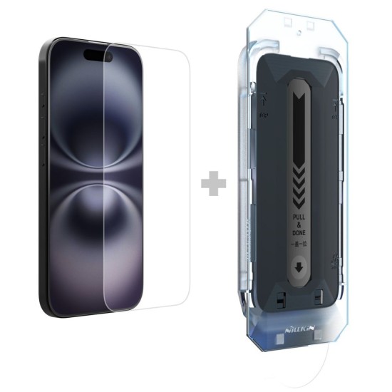 Folie de Sticlă Nillkin H+ PRO (0.2mm, 2.5D) pentru Apple iPhone 16 (cu aplicator) Folie de Sticlă Nillkin H+ PRO (0.2mm, 2.5D) pentru Apple iPhone 16 (cu aplicator) (Bakr, 57983122947) by www.silkase.ro