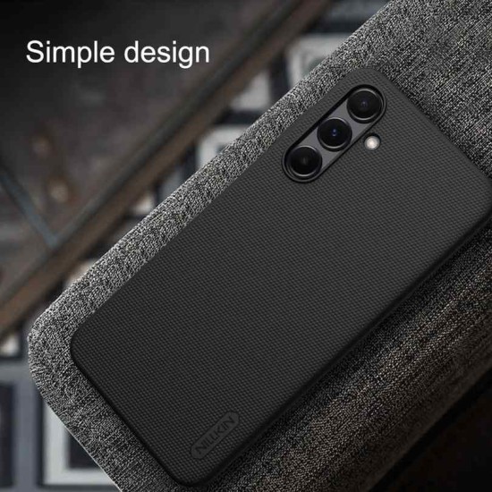 Husa Nillkin Super Frosted pentru Samsung Galaxy A16 4G/5G, Neagra (Bakr, 57983123637) by www.silkase.ro