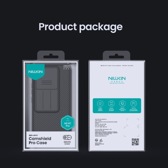 Husa Nillkin CamShield PRO pentru Xiaomi 14T Pro, Neagra Husa Nillkin CamShield PRO pentru Xiaomi 14T Pro, Neagra (Bakr, 57983123539) by www.silkase.ro