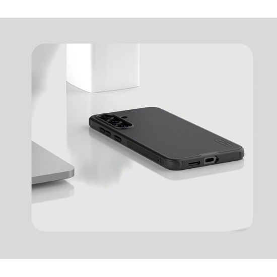 Husa Nillkin Super Frosted PRO pentru Samsung Galaxy S25, Neagra Husa Nillkin Super Frosted PRO pentru Samsung Galaxy S25, Neagra (Bakr, 57983123998) by www.silkase.ro