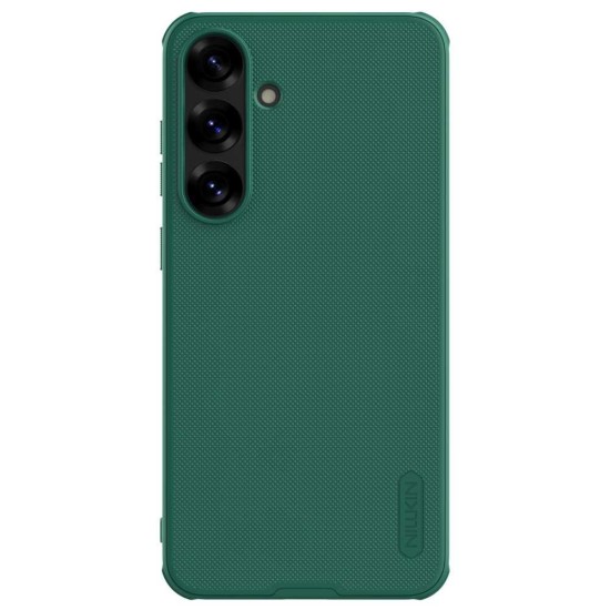 Husa Nillkin Super Frosted PRO pentru Samsung Galaxy S25+, Verde Închis (Bakr, 57983124003) by www.silkase.ro