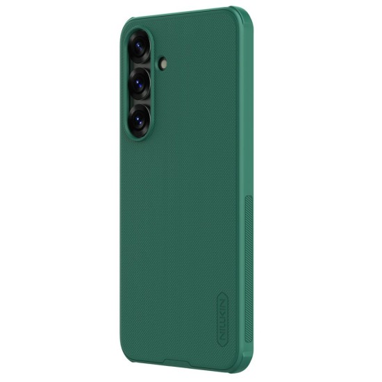 Husa Nillkin Super Frosted PRO pentru Samsung Galaxy S25+, Verde Închis (Bakr, 57983124003) by www.silkase.ro