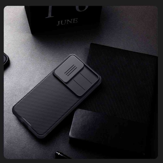 Husa Nillkin CamShield PRO pentru Samsung Galaxy S25, Neagra (Bakr, 57983123992) by www.silkase.ro