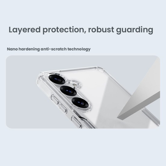 Husa Nillkin Nature TPU PRO pentru Samsung Galaxy S25, Transparentă Husa Nillkin Nature TPU PRO pentru Samsung Galaxy S25, Transparentă (Bakr, 57983123946) by www.silkase.ro