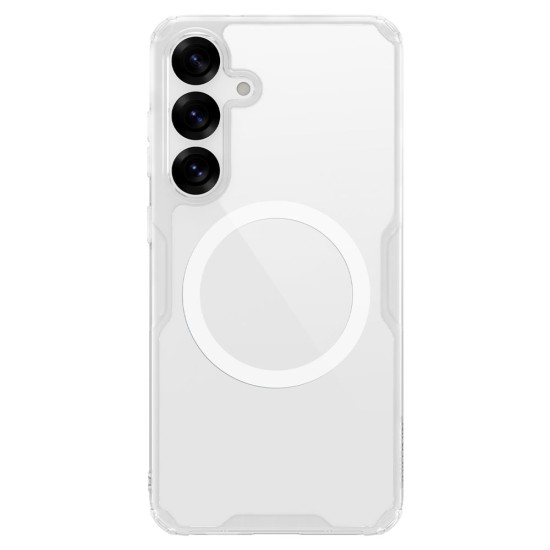 Husa Nillkin Nature TPU PRO Magnetică (MagSafe) pentru Samsung Galaxy S25, Transparentă (Bakr, 57983123949) by www.silkase.ro