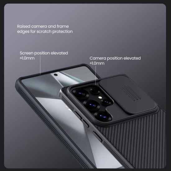 Husa Nillkin CamShield PRO pentru Samsung Galaxy S25 Ultra, Neagra Husa Nillkin CamShield PRO pentru Samsung Galaxy S25 Ultra, Neagra (Bakr, 57983123996) by www.silkase.ro