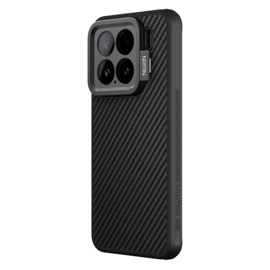 Husa Nillkin CarboProp Aramidă Magnetică (MagSafe) pentru Xiaomi 15, Neagra (Bakr, 57983125353) by www.silkase.ro