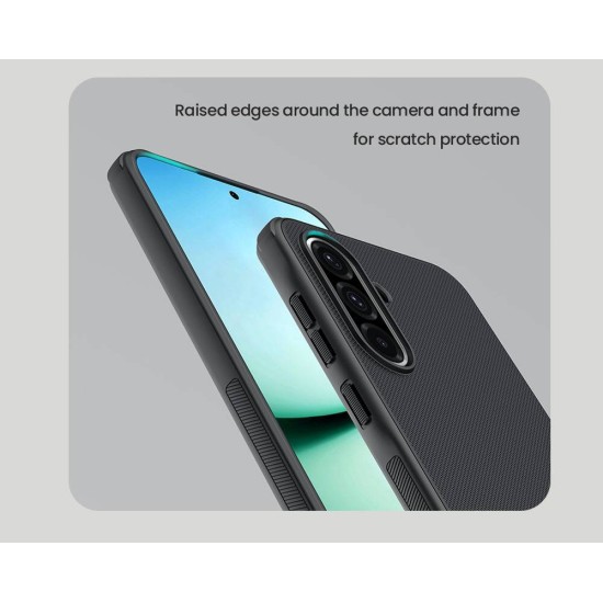 Husa Nillkin Super Frosted PRO Magnetică (MagSafe) pentru Samsung Galaxy A35 5G, Neagra (Bakr, 57983124713) by www.silkase.ro