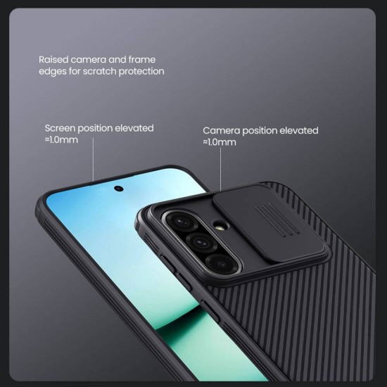 Husa Nillkin CamShield PRO pentru Samsung Galaxy A36 5G, Neagra Husa Nillkin CamShield PRO pentru Samsung Galaxy A36 5G, Neagra (Bakr, 57983124718) by www.silkase.ro