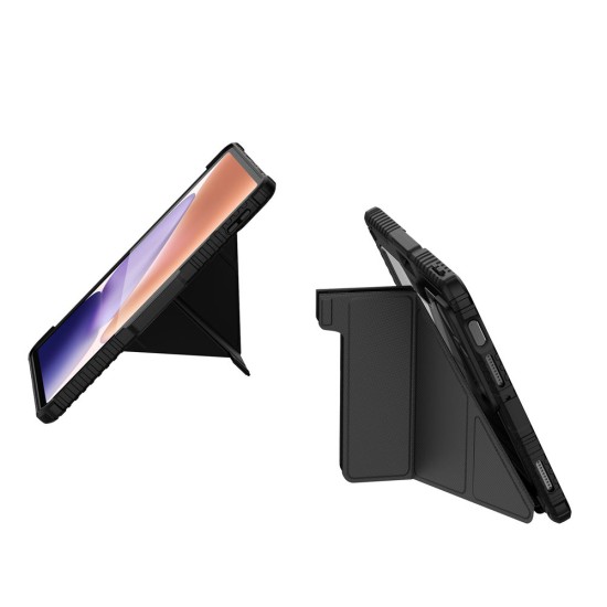 Husa Nillkin Bumper PRO Stand Multi-Angle pentru Xiaomi Pad 7 / 7 Pro, Neagra (Bakr, 57983125368) by www.silkase.ro